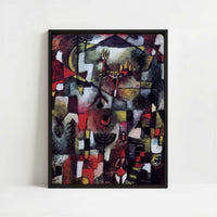 Framed Canvas - Framed canvas in black frame