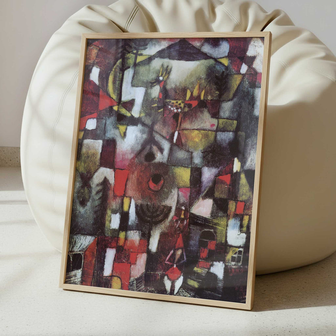 Picture with the Cock & the Grenadier (1918) by Paul Klee – Art Print - Interior inspiration