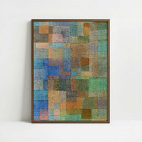 Polyphony (1932) by Paul Klee – Art Print - Art print in dark wood frame