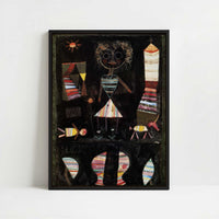 Framed Canvas - Framed canvas in black frame