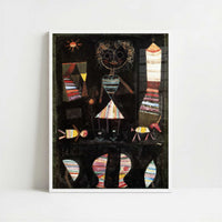 Puppet Theatre (1923) by Paul Klee – Art Print - Art print in white frame