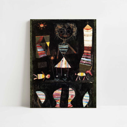 Puppet Theatre (1923) by Paul Klee – Art Print - Unframed art print