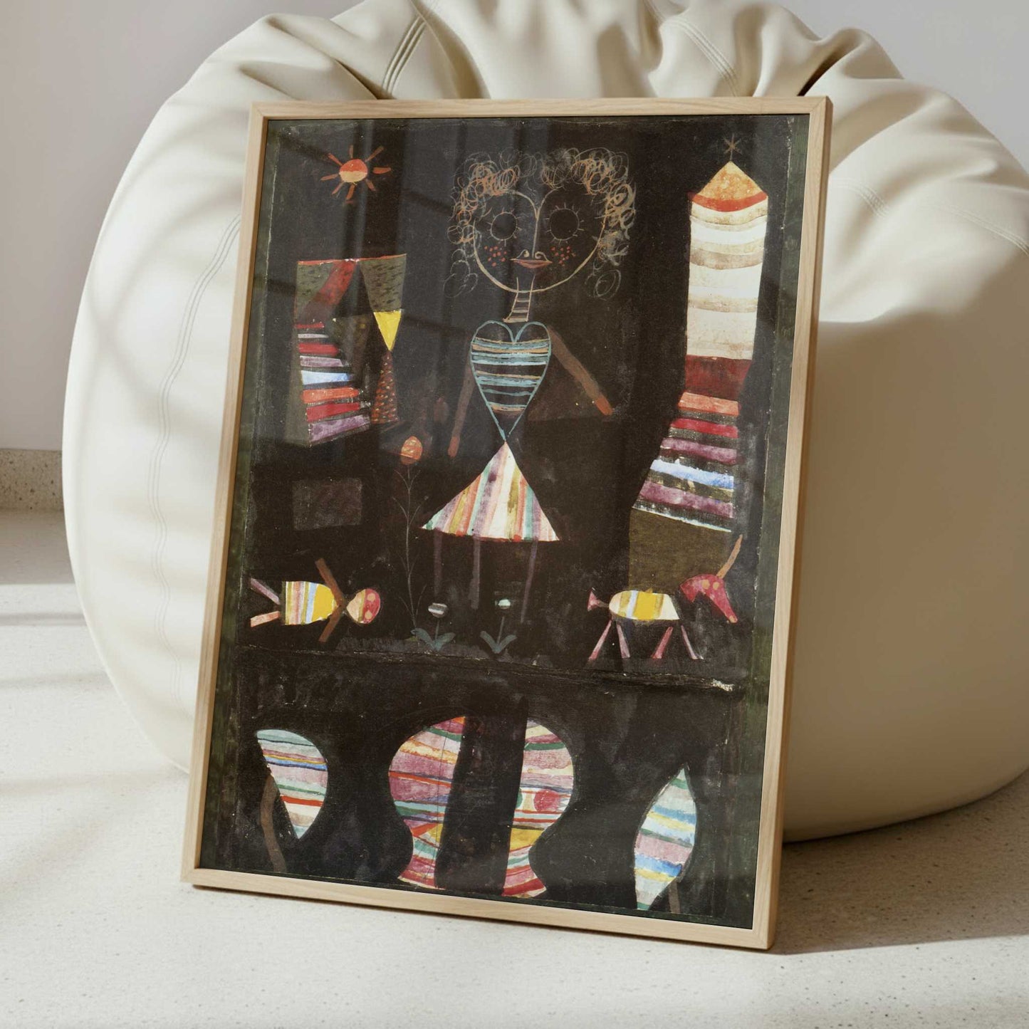 Puppet Theatre (1923) by Paul Klee – Art Print - Interior inspiration