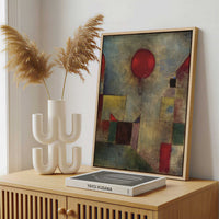 Framed Canvas - Framed canvas in a stylish interior setting