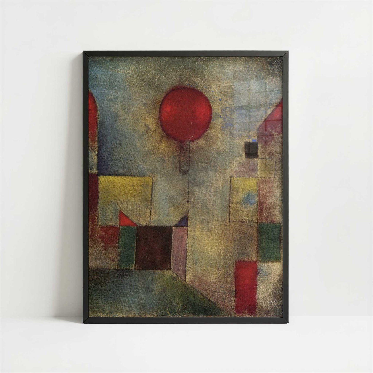 Red Balloon (1922) by Paul Klee – Art Print - Art print in black frame