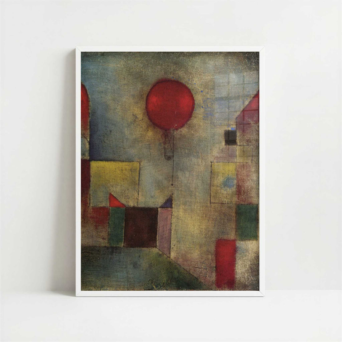 Red Balloon (1922) by Paul Klee – Art Print - Art print in white frame