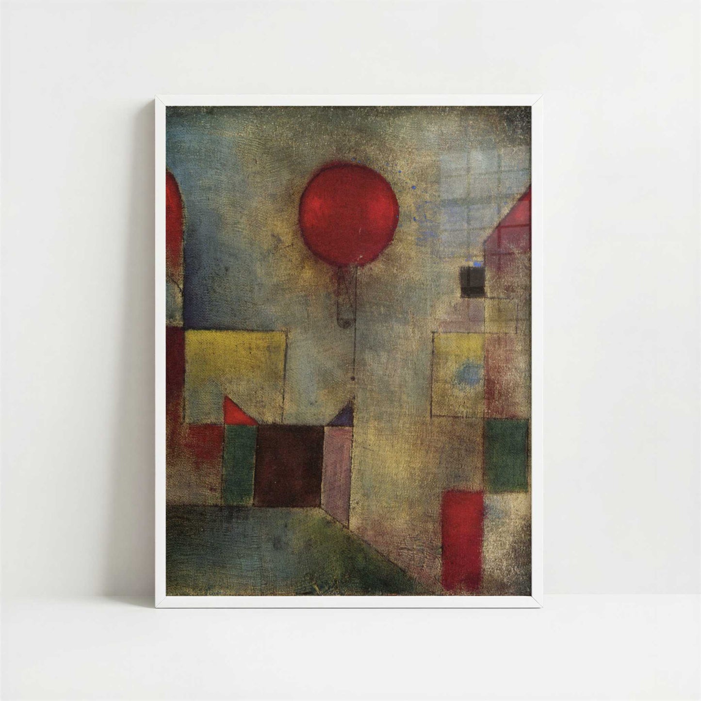 Red Balloon (1922) by Paul Klee – Art Print - Art print in white frame