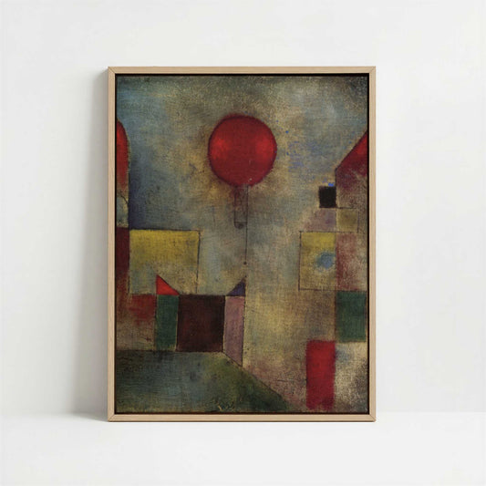 Framed Canvas - Framed canvas in oak color frame
