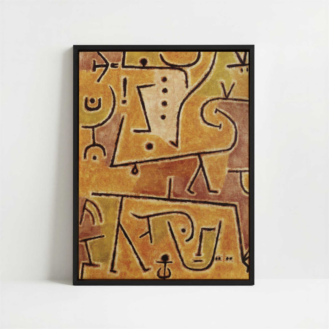Framed Canvas - Framed canvas in black frame