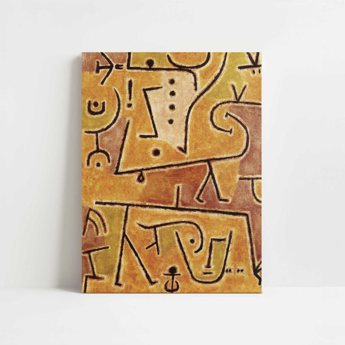 Red Waistcoat (1938) by Paul Klee – Art Print - Unframed art print