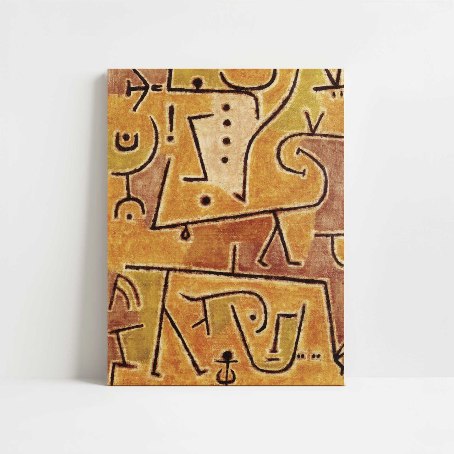 Red Waistcoat (1938) by Paul Klee – Art Print - Unframed art print