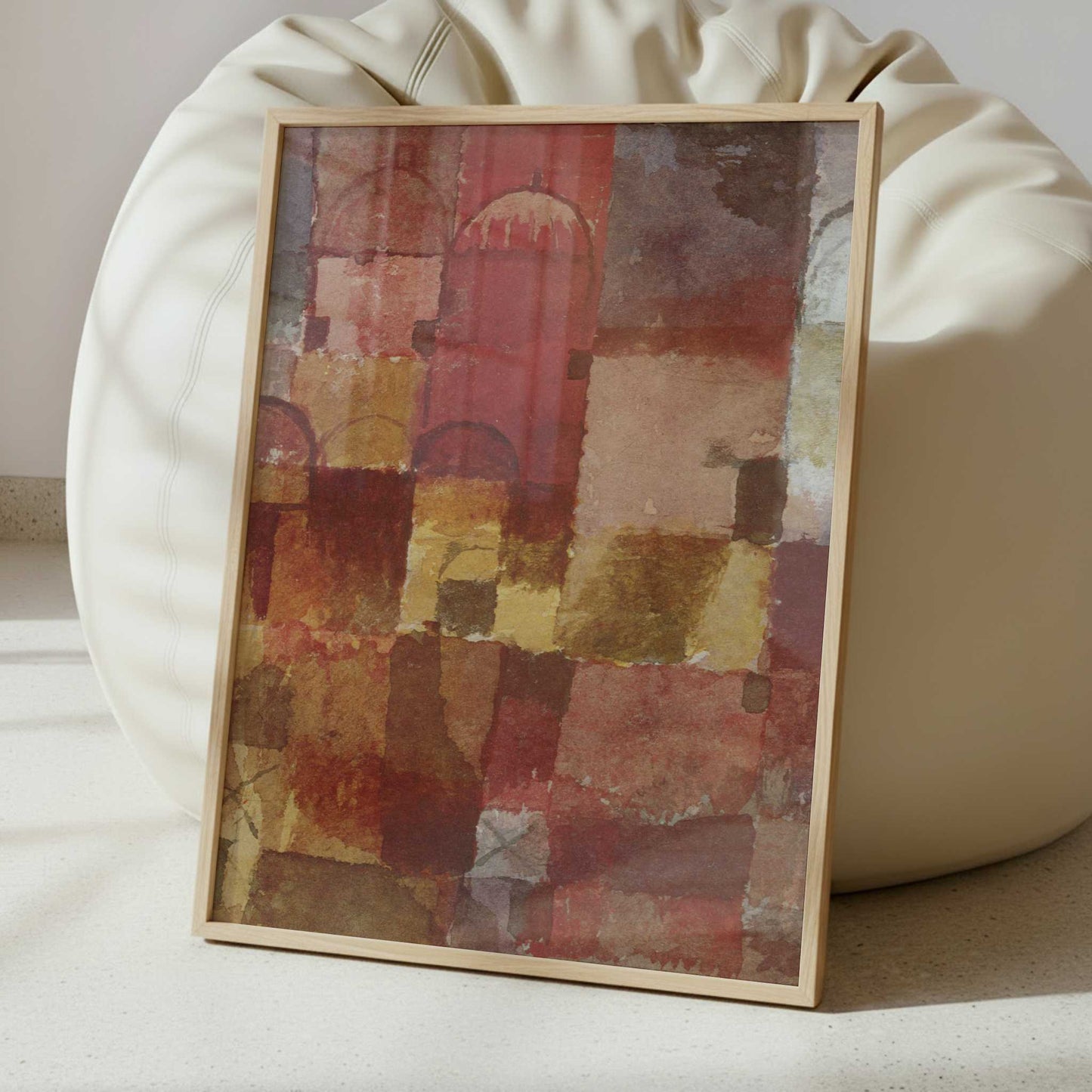 Red & White Domes (1914) by Paul Klee – Art Print - Interior inspiration
