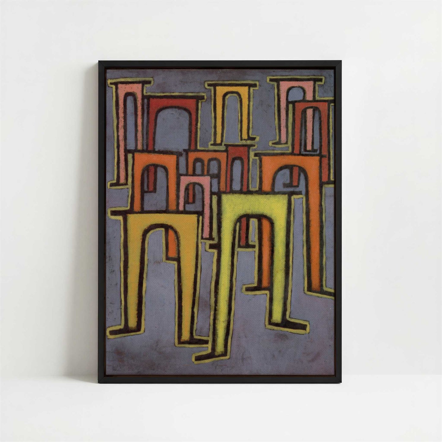 Framed Canvas - Framed canvas in black frame