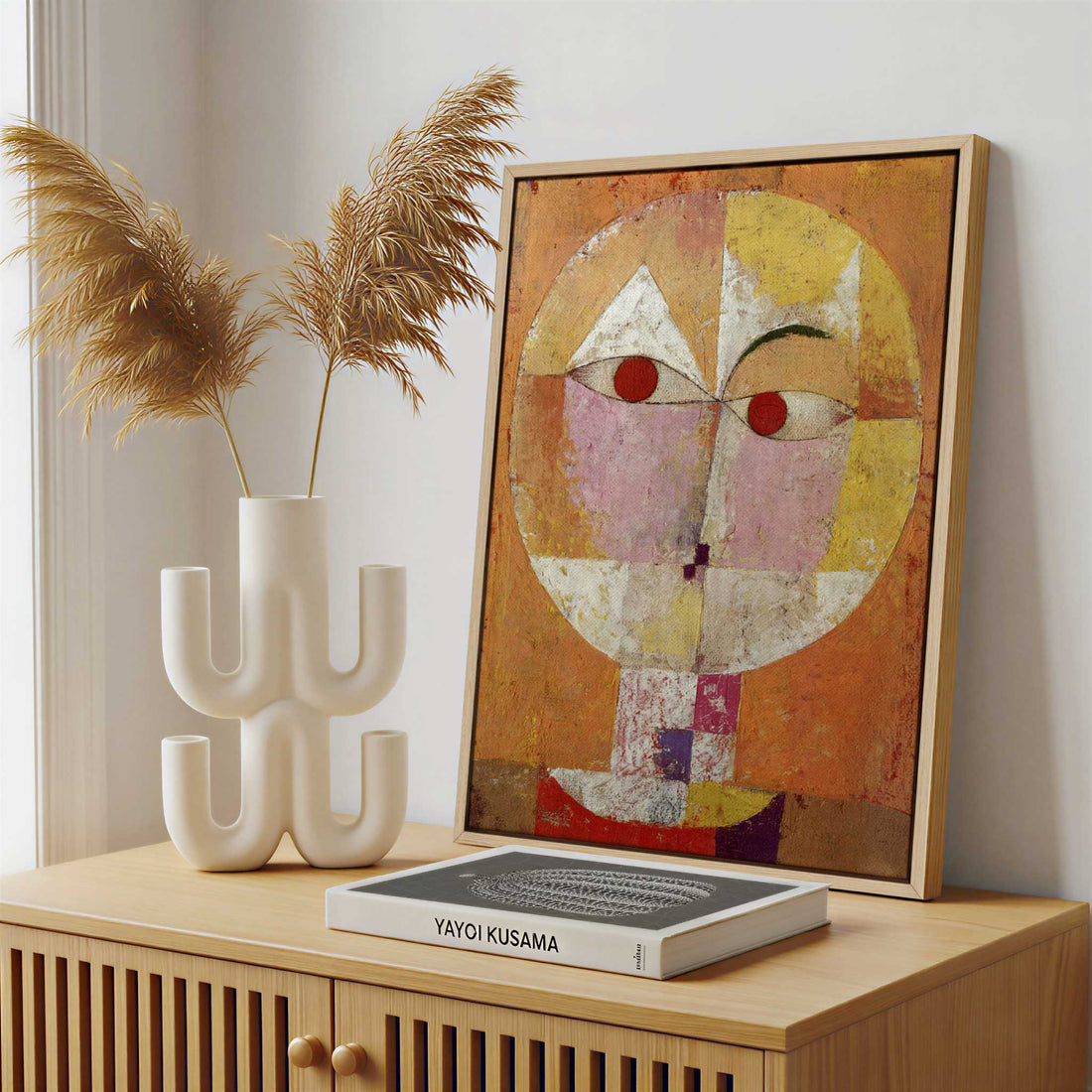 Framed Canvas - Framed canvas in a stylish interior setting