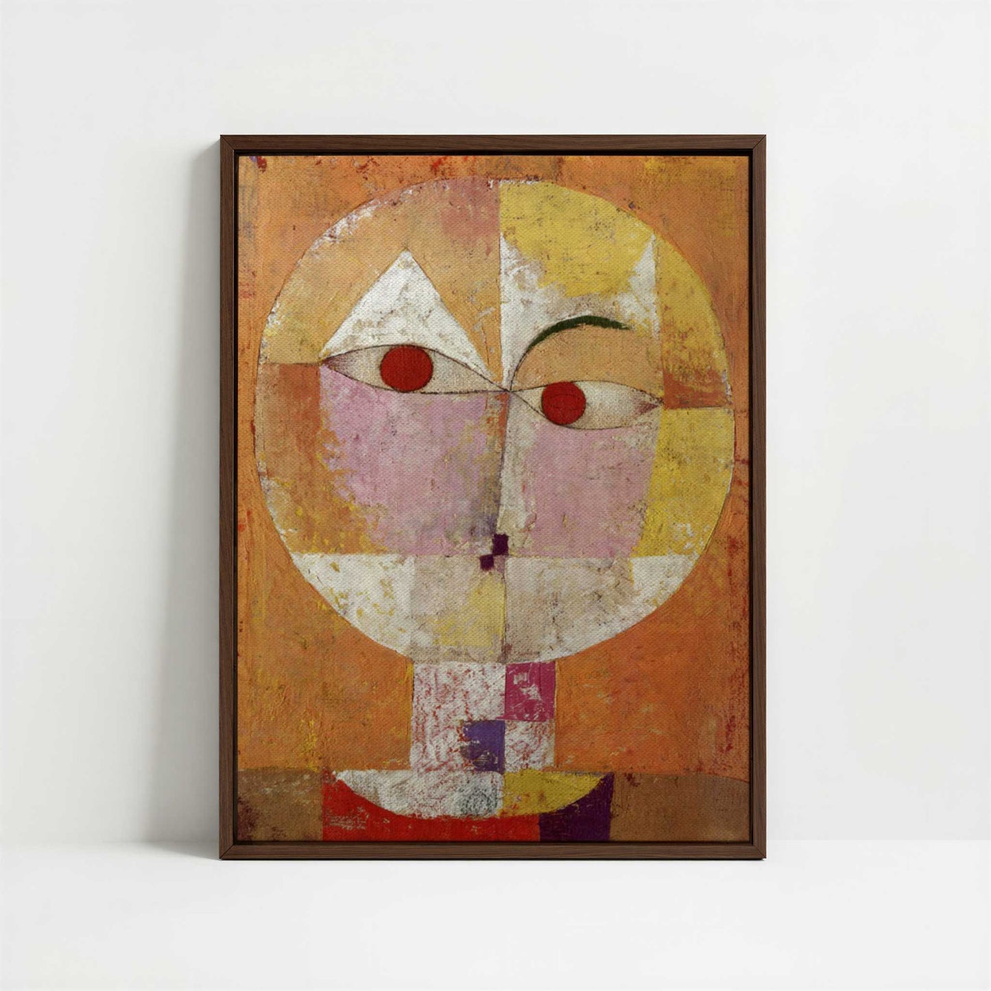 Framed Canvas - Framed canvas in dark wood color frame