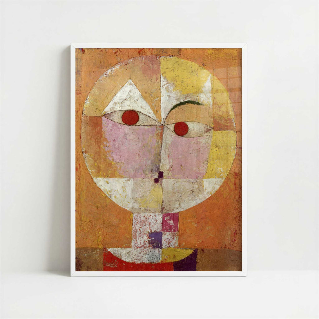 Senecio (1922) by Paul Klee – Art Print - Art print in white frame