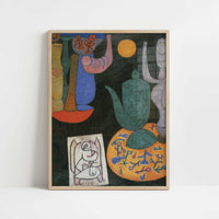 Still Life (1940) by Paul Klee – Art Print - Art print in oak frame
