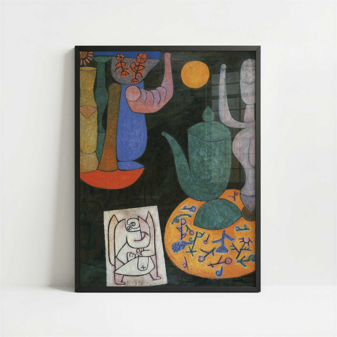 Still Life (1940) by Paul Klee – Art Print - Art print in black frame