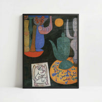 Still Life (1940) by Paul Klee – Art Print - Art print in black frame