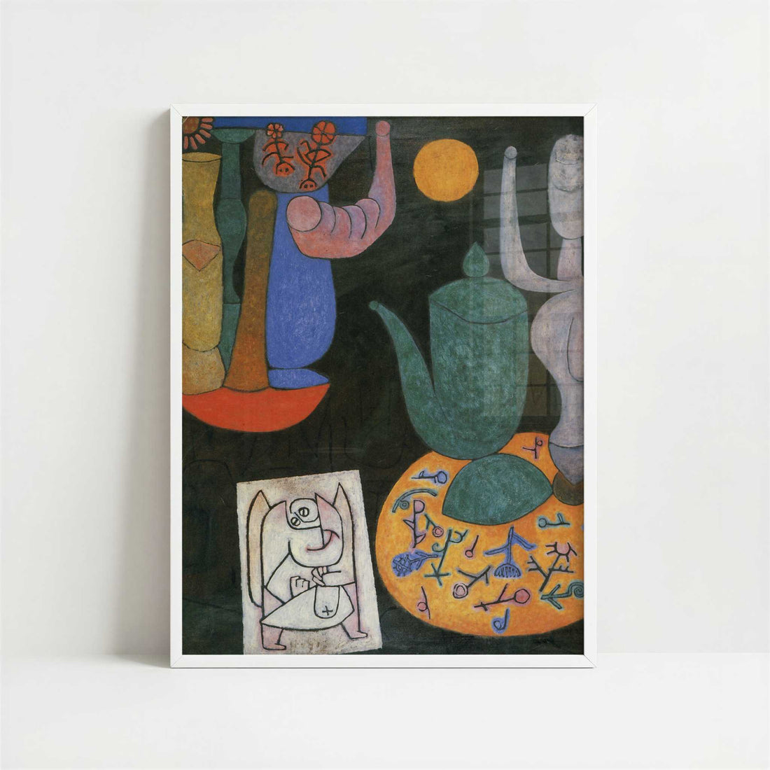 Still Life (1940) by Paul Klee – Art Print - Art print in white frame