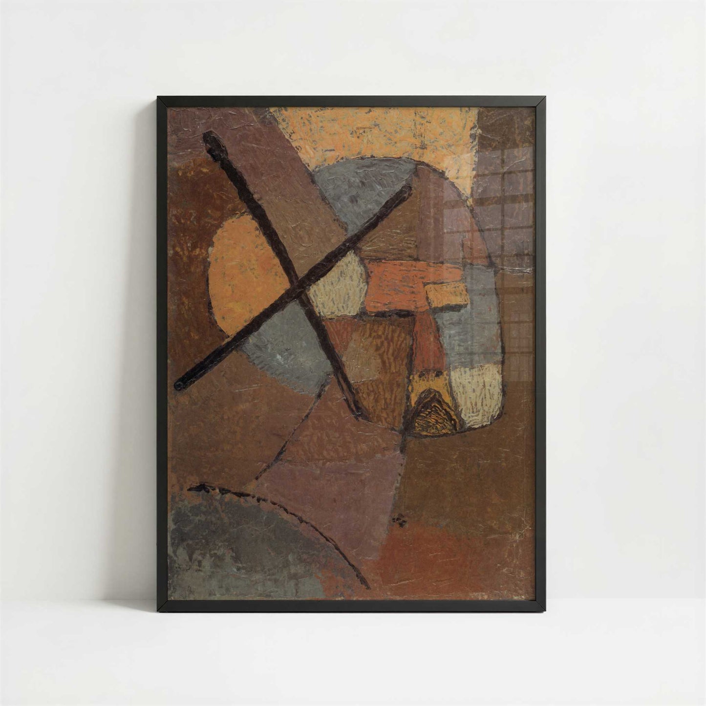 Struck from the List (1933) by Paul Klee – Art Print - Art print in black frame