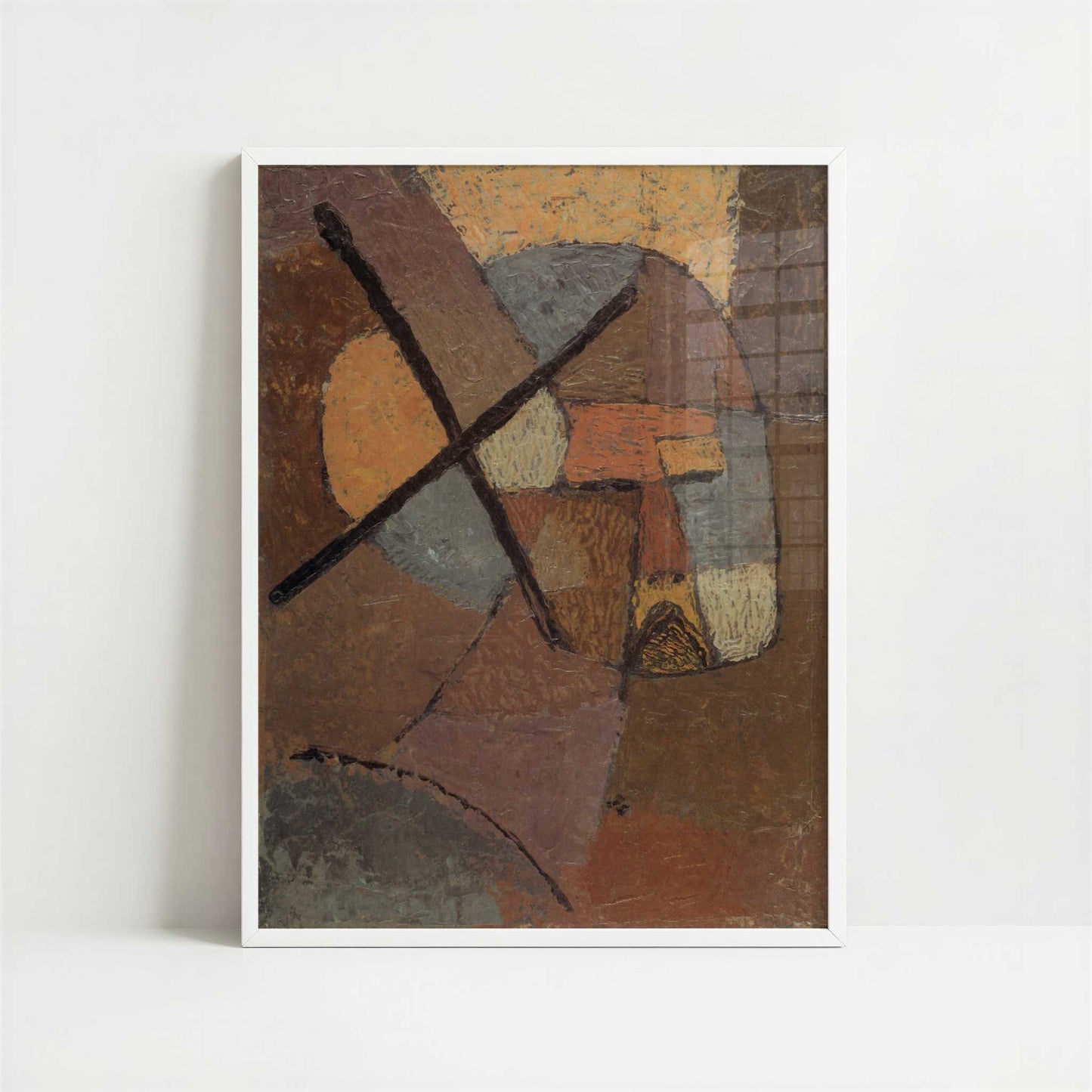 Struck from the List (1933) by Paul Klee – Art Print - Art print in white frame