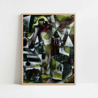 Swamp Legend (1919) by Paul Klee – Art Print - Art print in oak frame