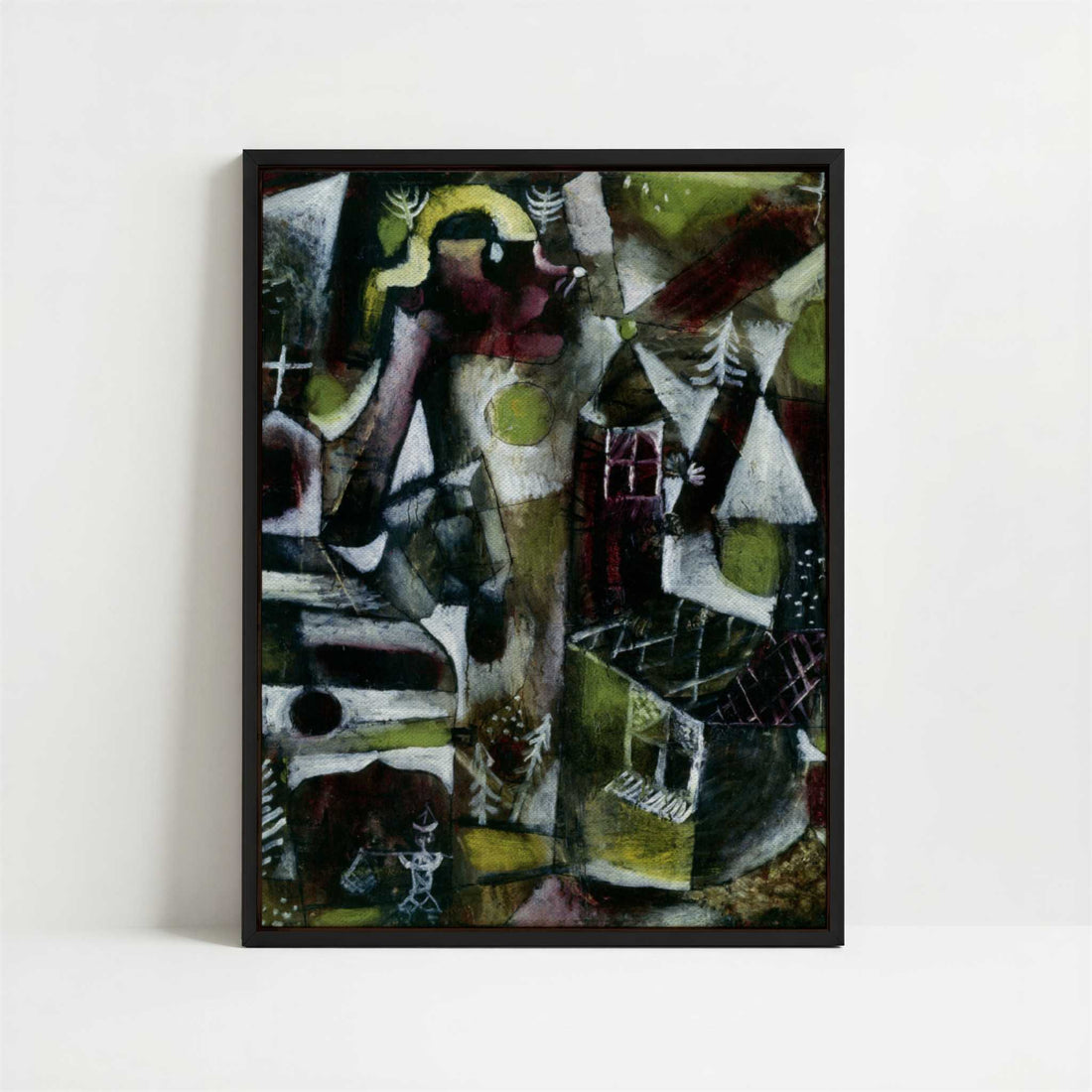 Framed Canvas - Framed canvas in black frame