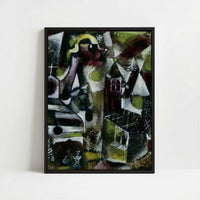 Framed Canvas - Framed canvas in black frame