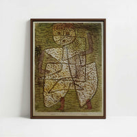 Framed Canvas - Framed canvas in dark wood color frame