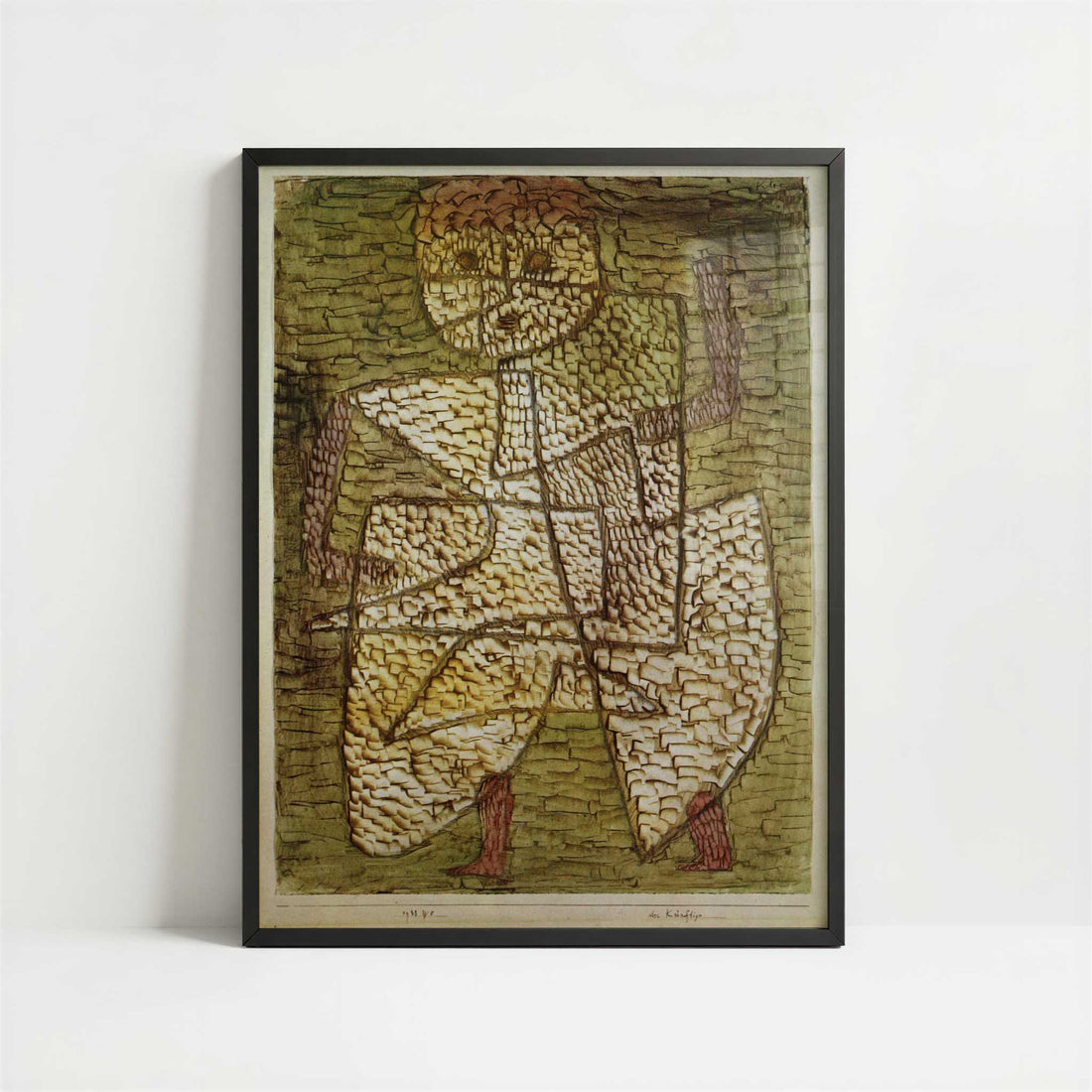 The Future Man (1933) by Paul Klee – Art Print - Art print in black frame