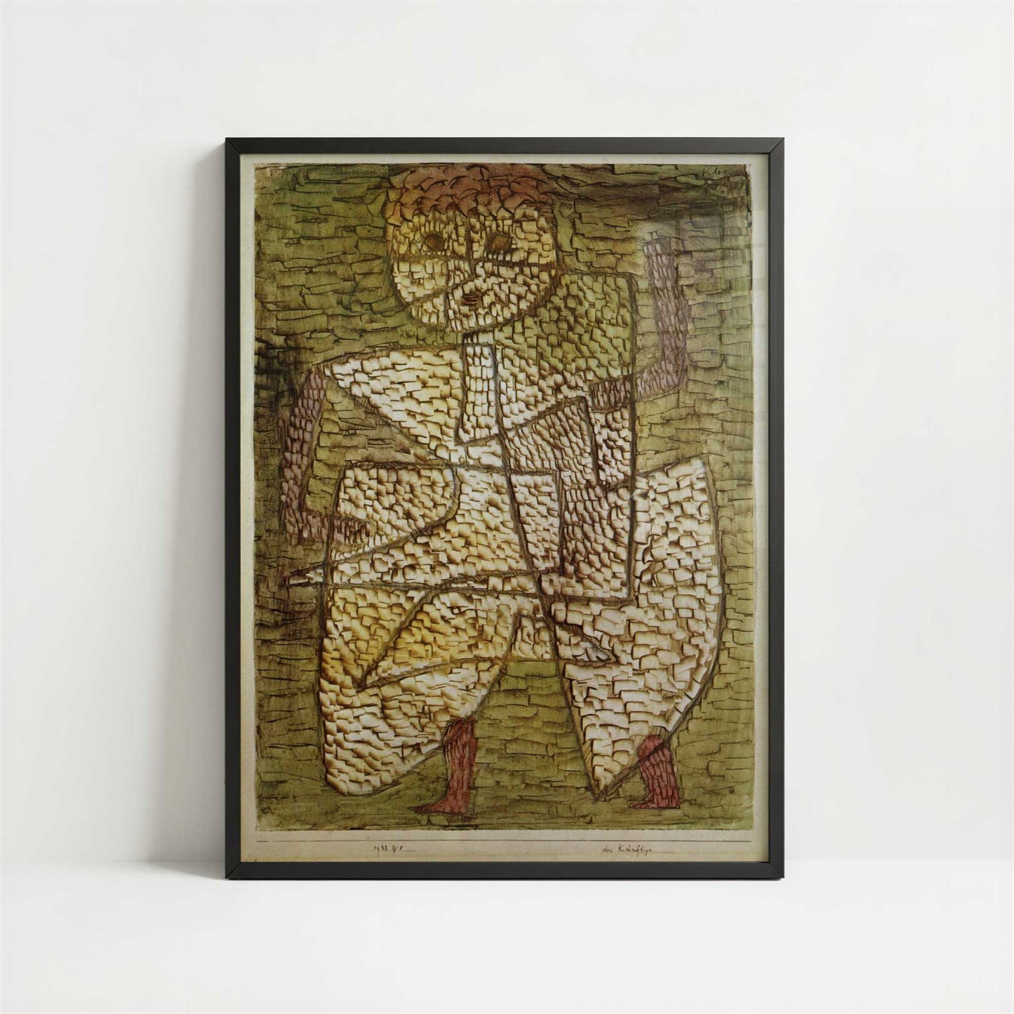 The Future Man (1933) by Paul Klee – Art Print - Art print in black frame