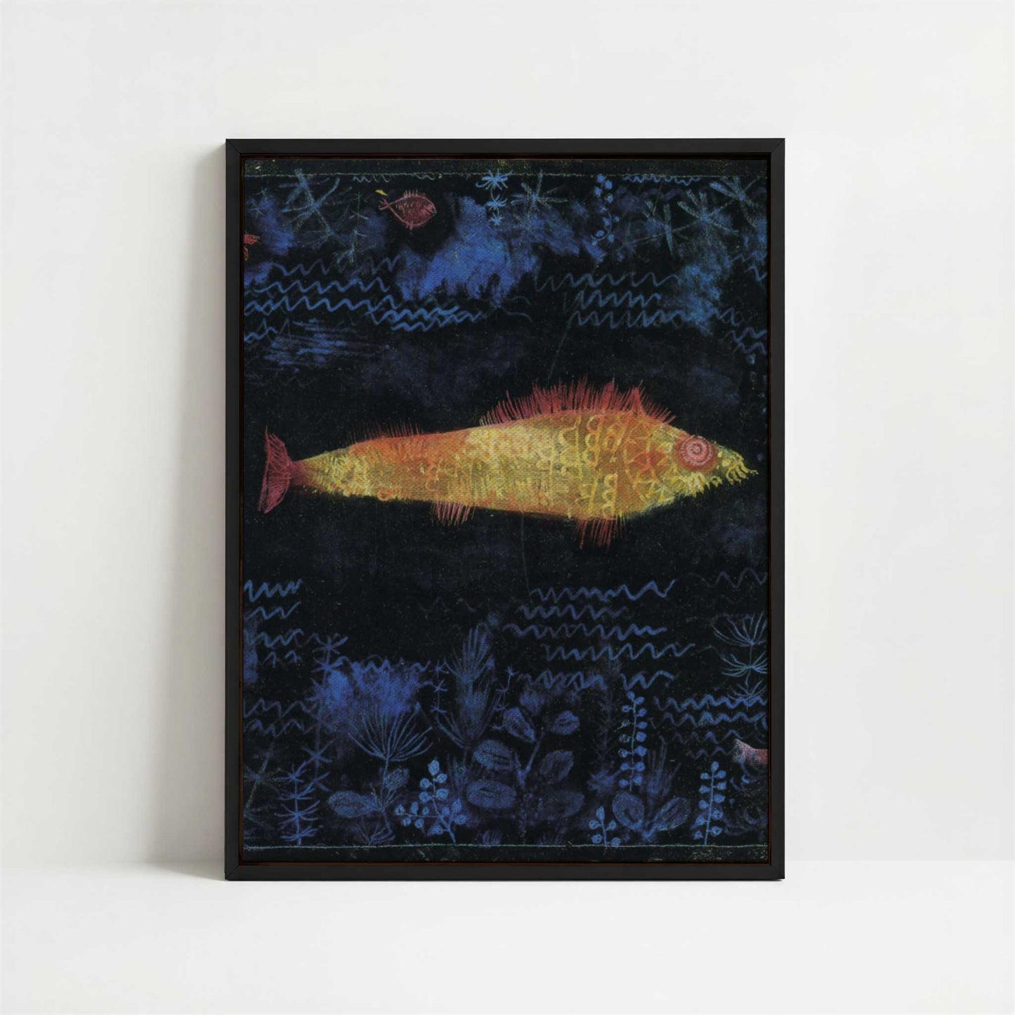Framed Canvas - Framed canvas in black frame
