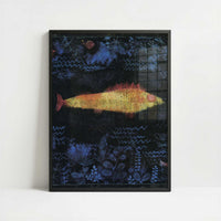 The Goldfish (1925) by Paul Klee – Art Print - Art print in black frame