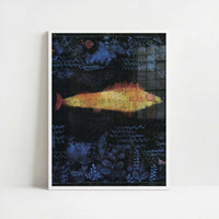 The Goldfish (1925) by Paul Klee – Art Print - Art print in white frame
