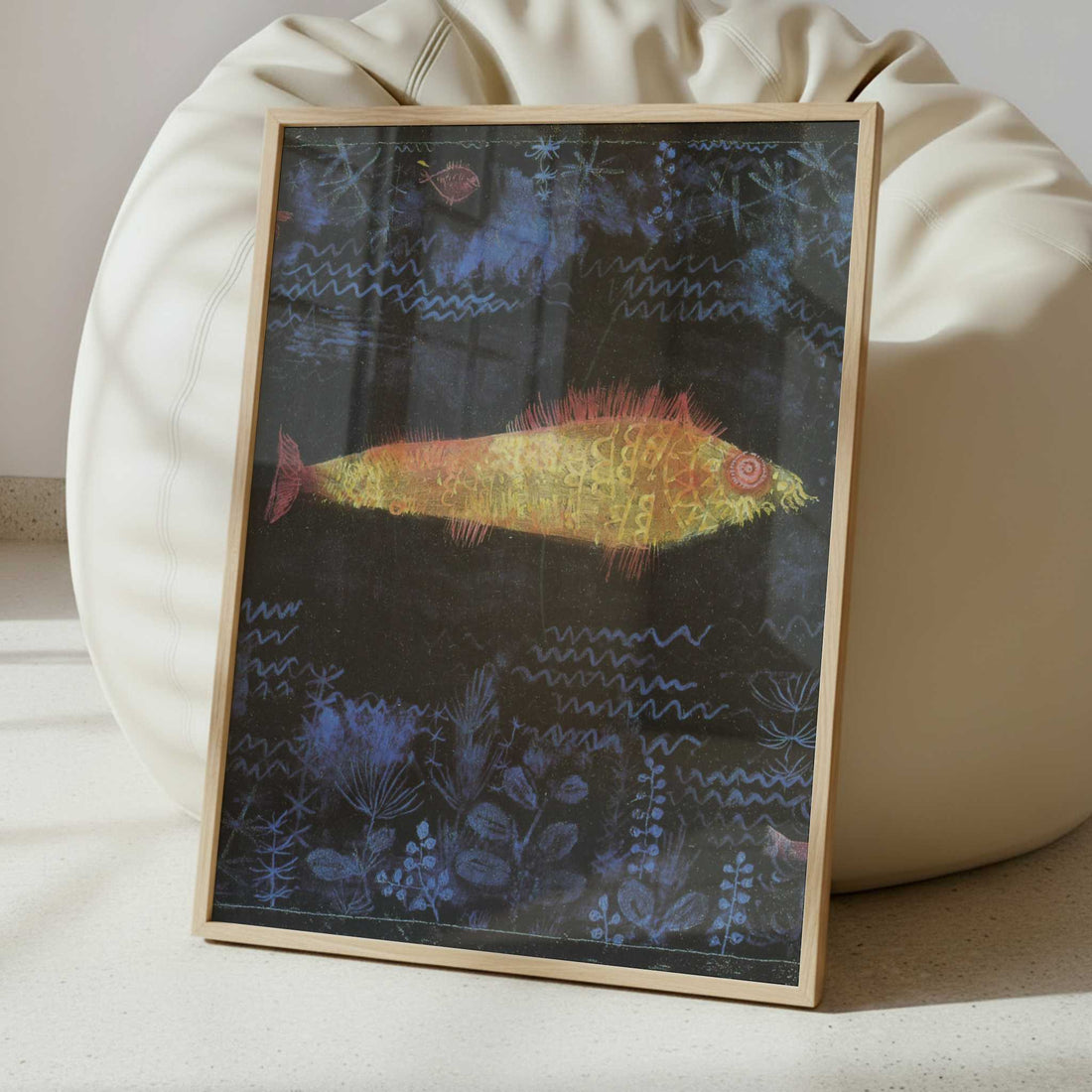 The Goldfish (1925) by Paul Klee – Art Print - Interior inspiration
