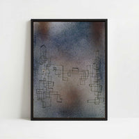 Framed Canvas - Framed canvas in black frame