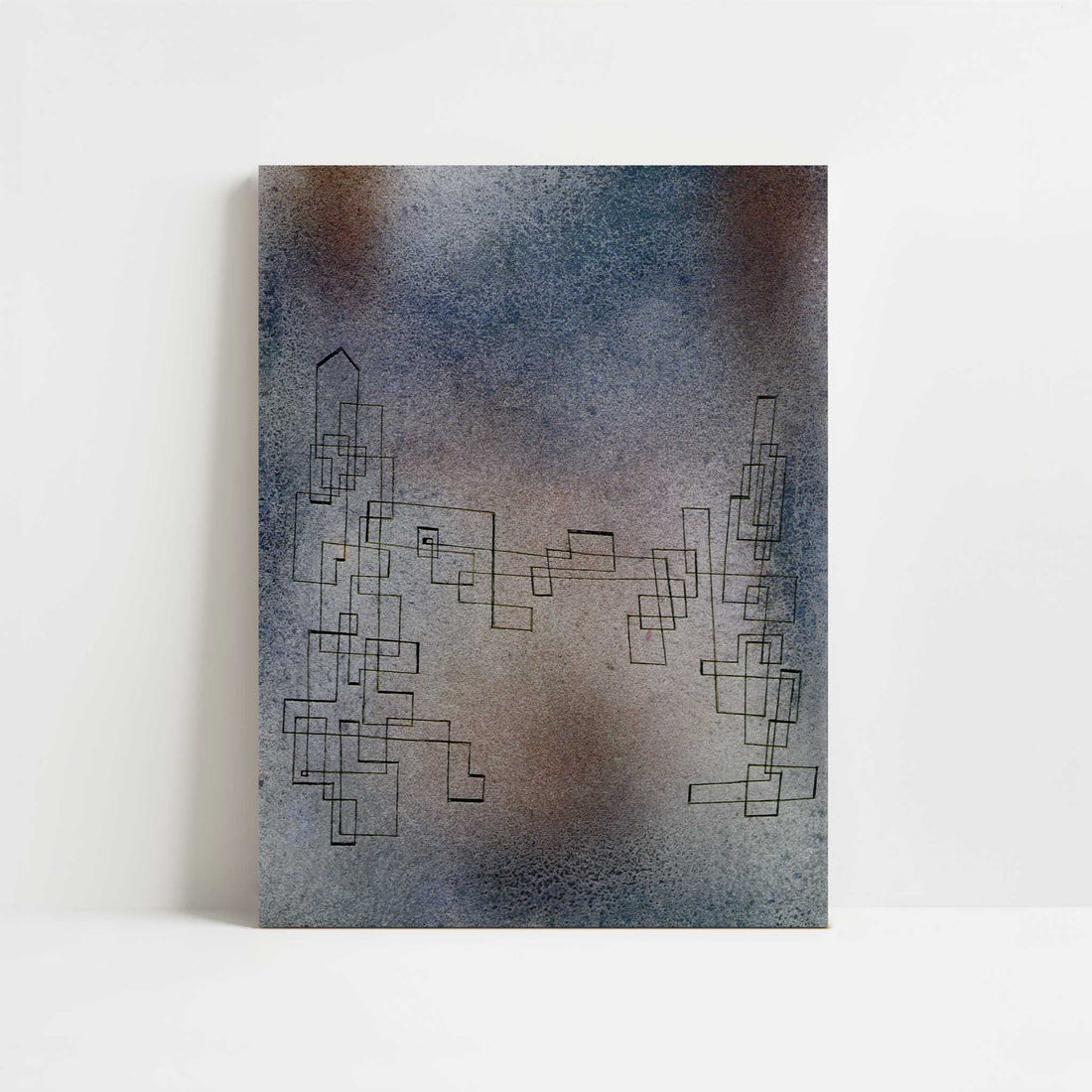 Threatening Snowstorm (1927) by Paul Klee – Art Print - Unframed art print