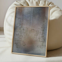 Threatening Snowstorm (1927) by Paul Klee – Art Print - Interior inspiration