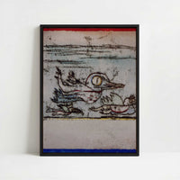 Framed Canvas - Framed canvas in black frame