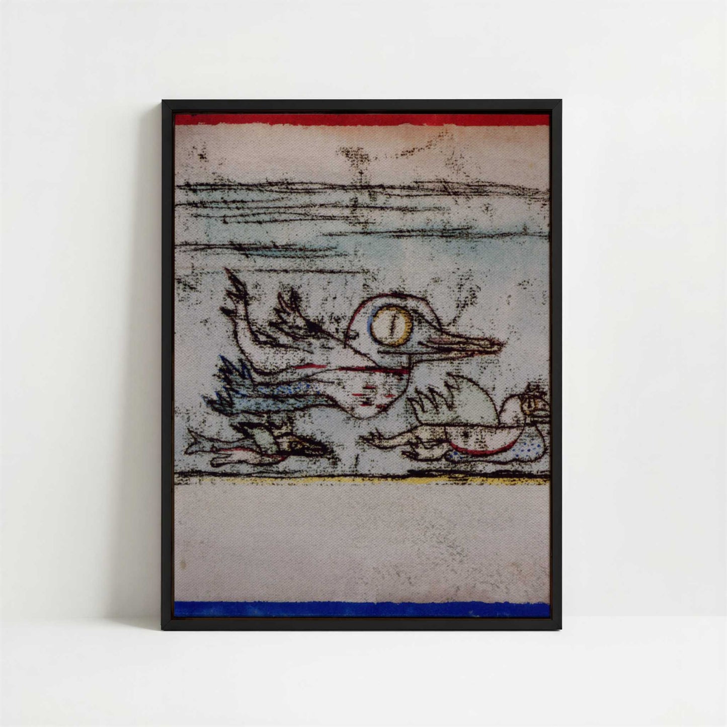 Framed Canvas - Framed canvas in black frame