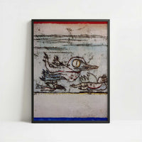 Travelling Birds (1921) by Paul Klee – Art Print - Art print in black frame