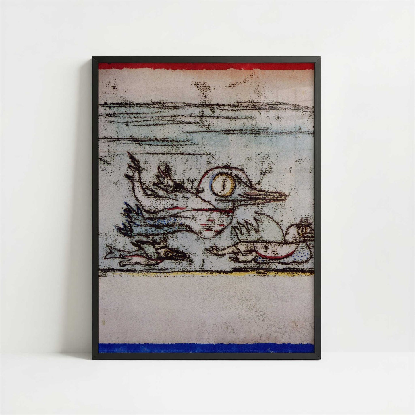 Travelling Birds (1921) by Paul Klee – Art Print - Art print in black frame