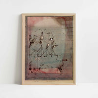 Twittering Machine (1922) by Paul Klee – Art Print - Art print in oak frame