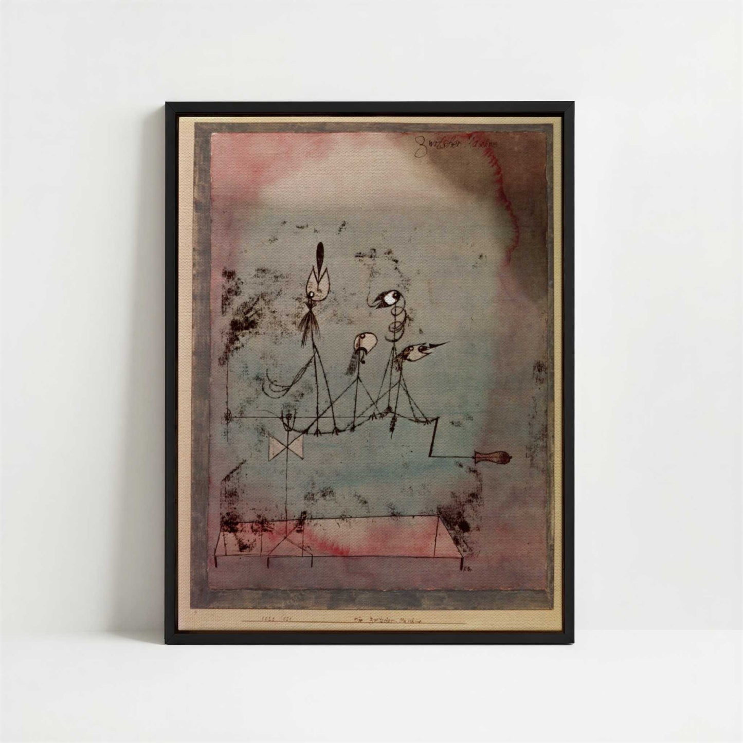 Framed Canvas - Framed canvas in black frame