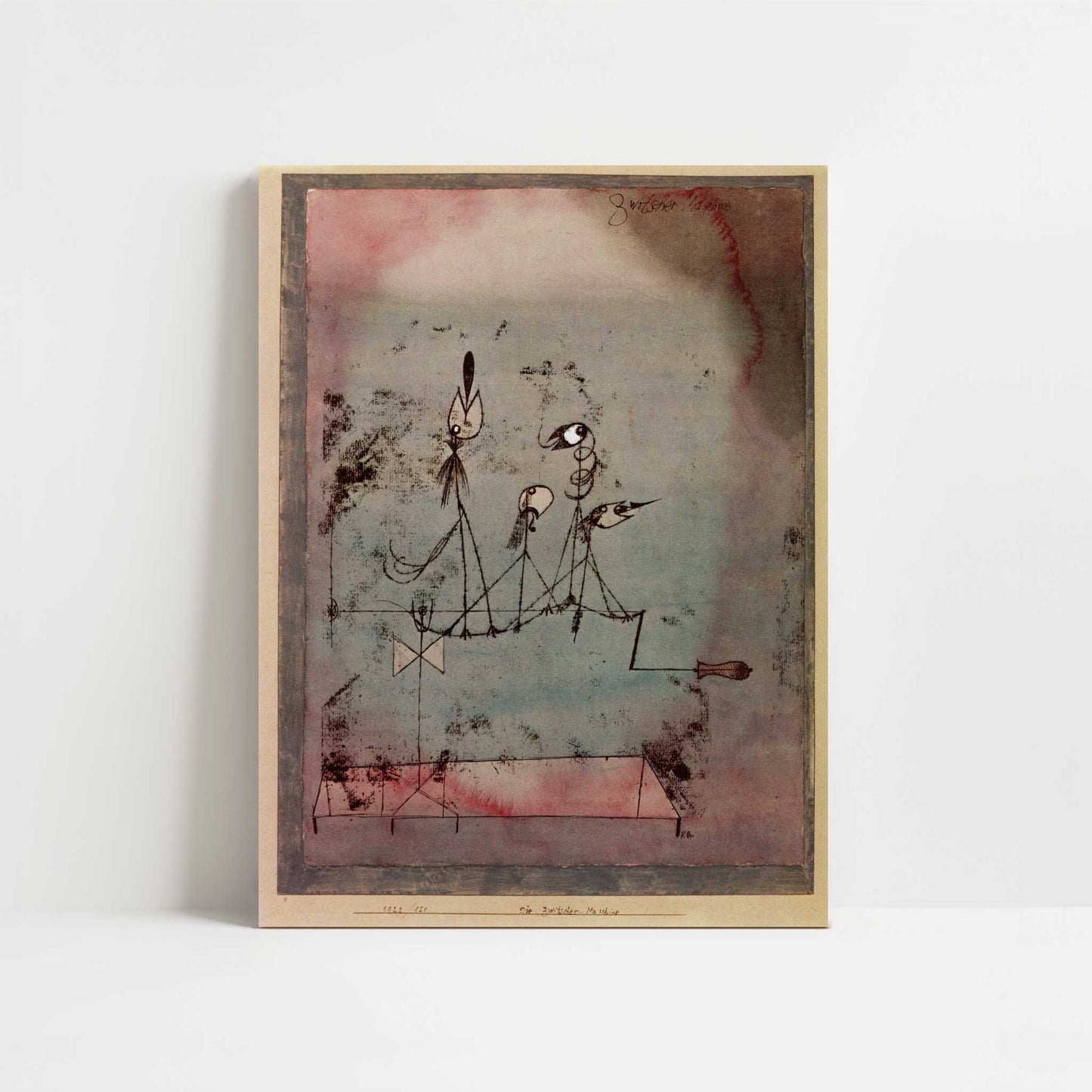 Twittering Machine (1922) by Paul Klee – Art Print - Unframed art print