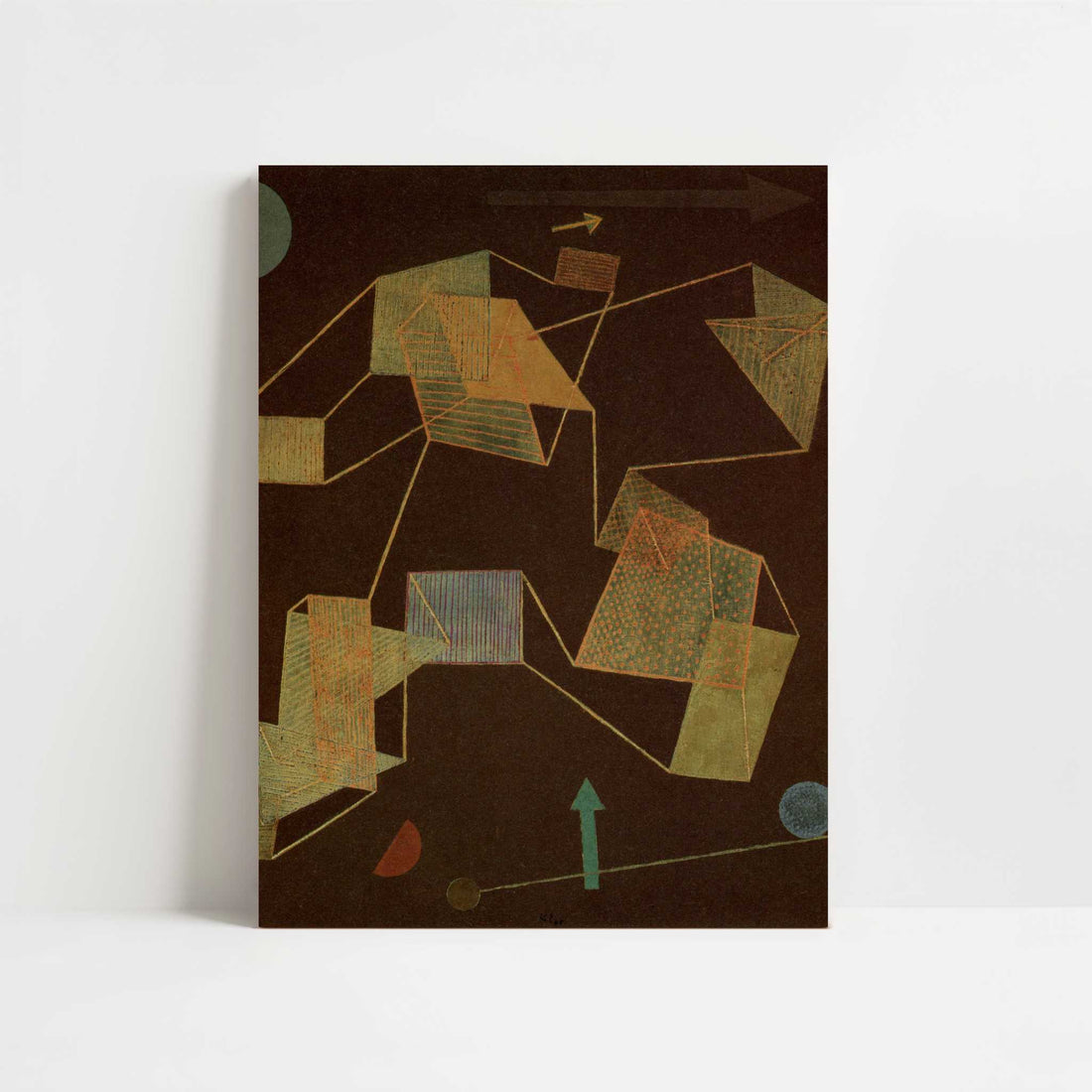 Uplift & Direction (1932) by Paul Klee – Art Print - Unframed art print
