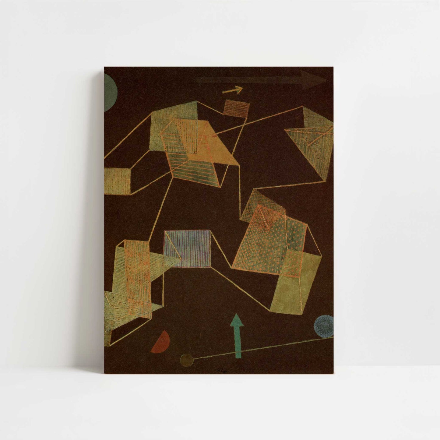 Uplift & Direction (1932) by Paul Klee – Art Print - Unframed art print
