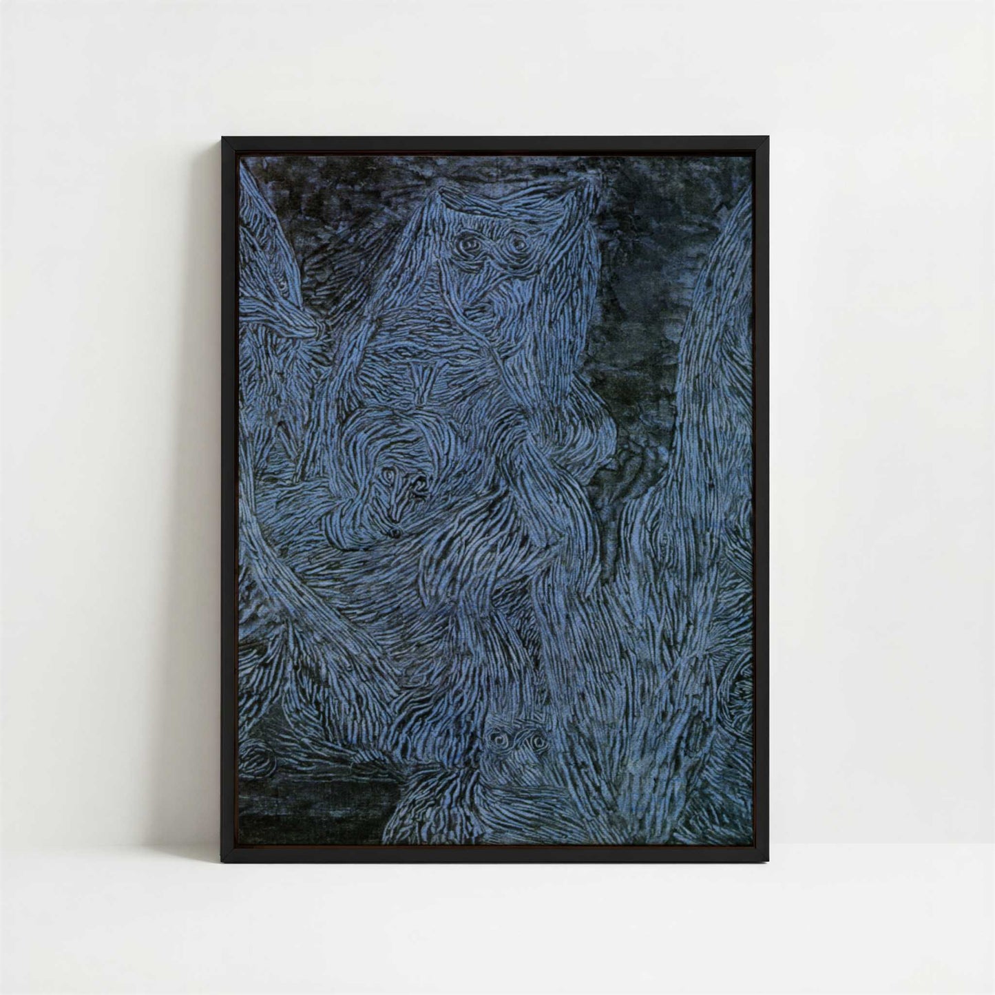 Framed Canvas - Framed canvas in black frame