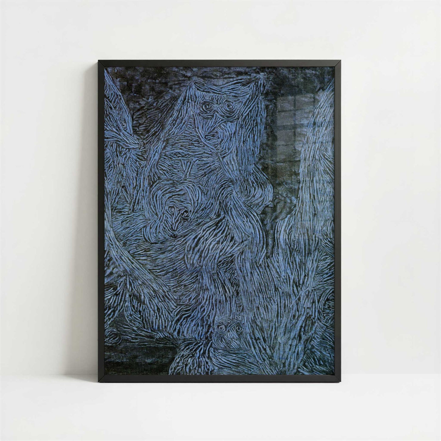 Walpurgis Night (1935) by Paul Klee – Art Print - Art print in black frame